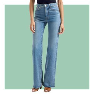 Veronica Beard Crosbie High Rise Wide Leg Jeans Size 27 NWT